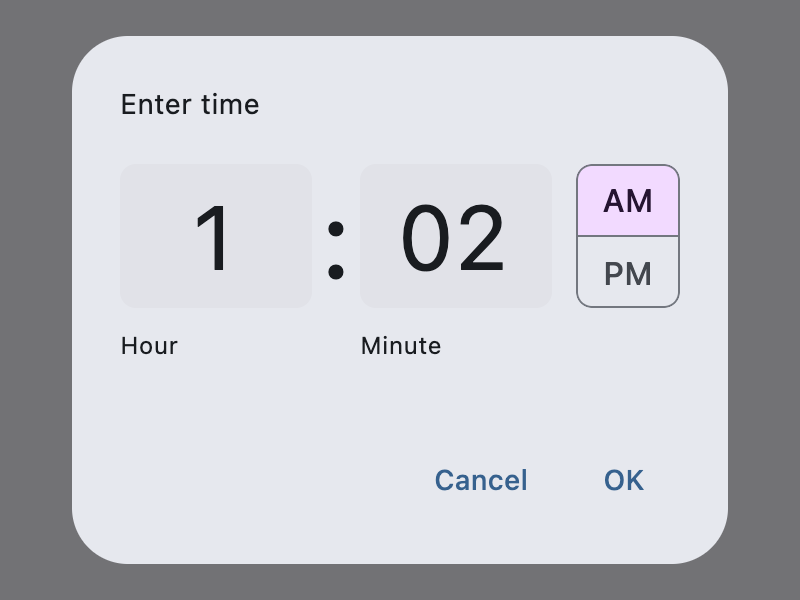 TimePicker